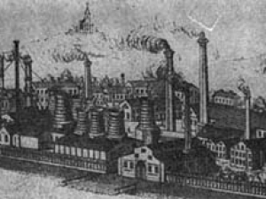 Cementownia "Grodziec" w 1857 roku